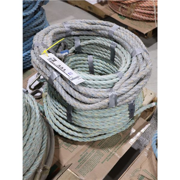 LOT DE 4 *USAGÉ* CORDE AVEC CROCHET 45~95'