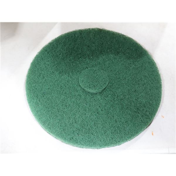 BOÎTE DE 5 TAMPONS À RÉCURER POUR PLANCHER GREEN SCRUB 15"