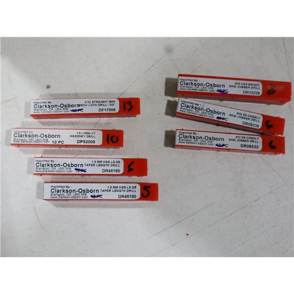 LOT DE 54 FORETS HÉLICOÏDAUX CLARKSON-OSBORNE ASSORTIS