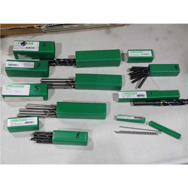 LOT DE 34 FORETS HÉLICOÏDAUX PRECISION
