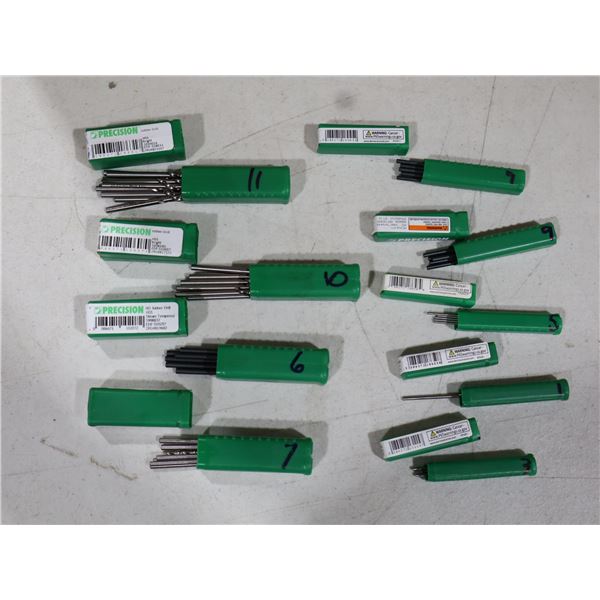 LOT DE 68 FORETS HÉLICOÏDAUX PRECISION