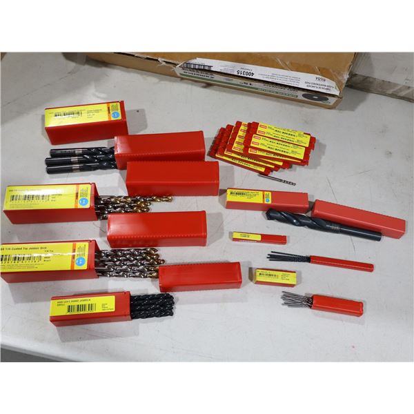 LOT DE 13 FORETS HÉLICOÏDAUX DRILLCO