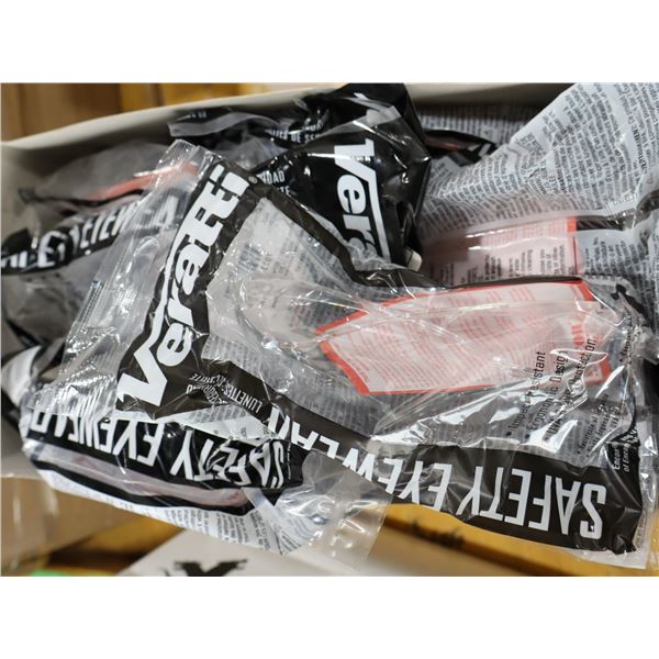 LOT DE 10 LUNETTES DE SÉCURITÉ VERATTI ASSORTIES