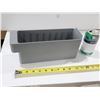 Image 1 : BAC/TIROIRS EN PLASTIQUE 11-5/8"X3-3/4"X4-3/8" (GRIS)
