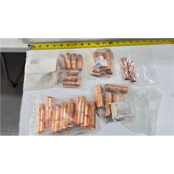 LOT DE 28 BUSES DE SOUDAGE ASSORTIES