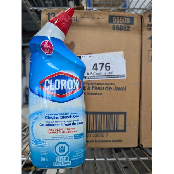 BOÎTE DE 12 NETTOYANTS À CUVETTE CLOROX 709ML