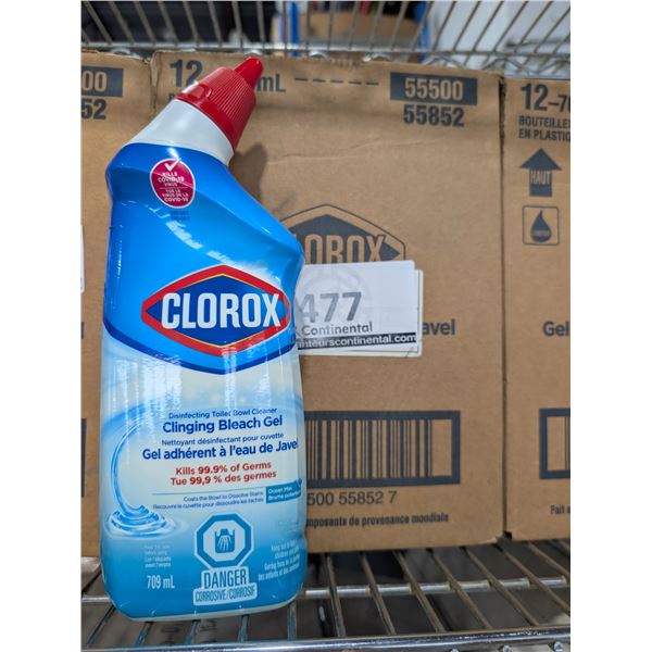 BOÎTE DE 12 NETTOYANTS À CUVETTE CLOROX 709ML