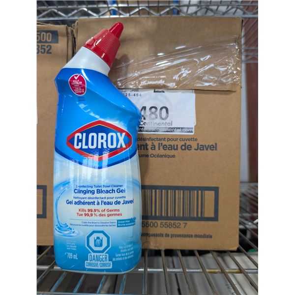 BOÎTE DE 8 NETTOYANTS À CUVETTE CLOROX 709ML