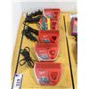 Image 1 : LOT DE 5 **USAGÉ** CHARGEURS DE BATTERIE MILWAUKEE M12
