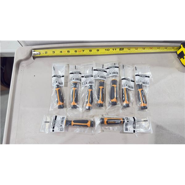 LOT DE 9 TOURNEVIS GEARWRENCH