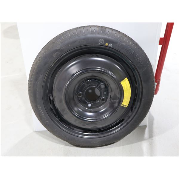 ROUE DE SECOURS COMPACTE KENDA SUR JANTE NOIRE T125/70D16