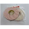 Image 1 : LOT DE 2 ROULEAUX DE RUBAN VHB 3M DOUBLE FACE ADHÉSIVE
