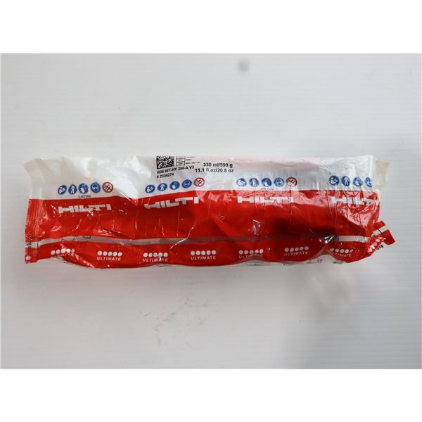 LOT DE 23 ANCRAGES ADHÉSIFS HILTI #HIT-HY 200-A V3 (EXP:SEP-2022)