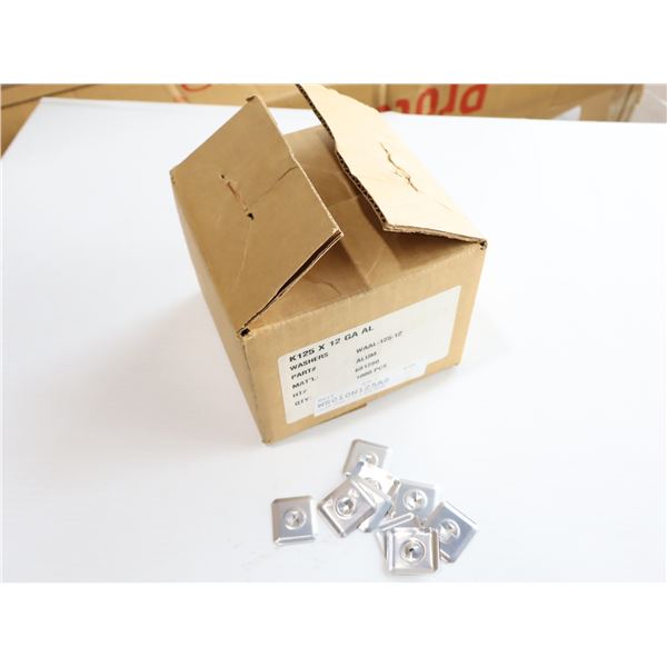 BOÎTE DE 1000 RONDELLES D'ANCRAGE DE LAÇAGE (K125X12GA) ALUMINIUM