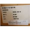 Image 2 : BOÎTE DE 1000 RONDELLES D'ANCRAGE DE LAÇAGE (K125X12GA) ALUMINIUM