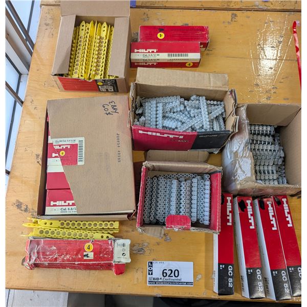 LOT DE CONSOMMABLES HILTI ASSORTIS