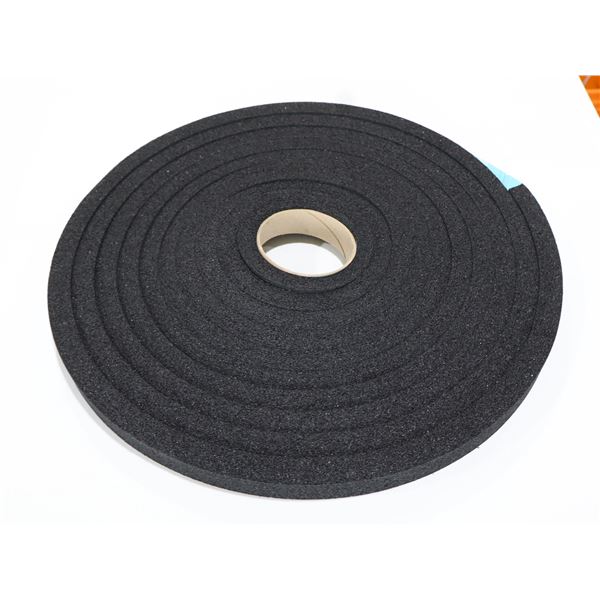 BOÎTE DE 18 ISOLANTS EN MOUSSE NOIRS 5/8"X1'' 25'/ROULEAU