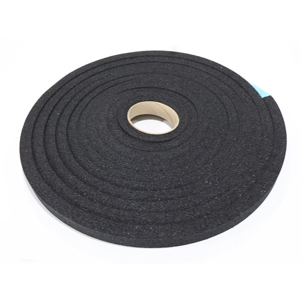 BOÎTE DE 18 ISOLANTS EN MOUSSE NOIRS 5/8"X1'' 25'/ROULEAU