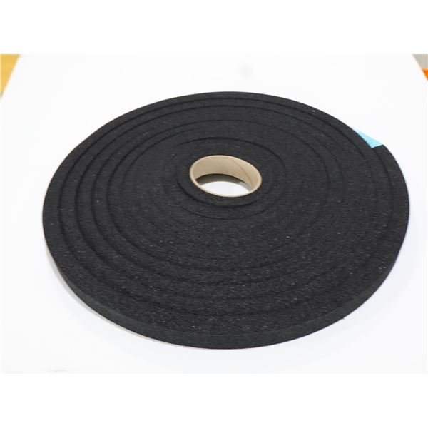 BOÎTE DE 18 ISOLANTS EN MOUSSE NOIRS 5/8"X1'' 25'/ROULEAU