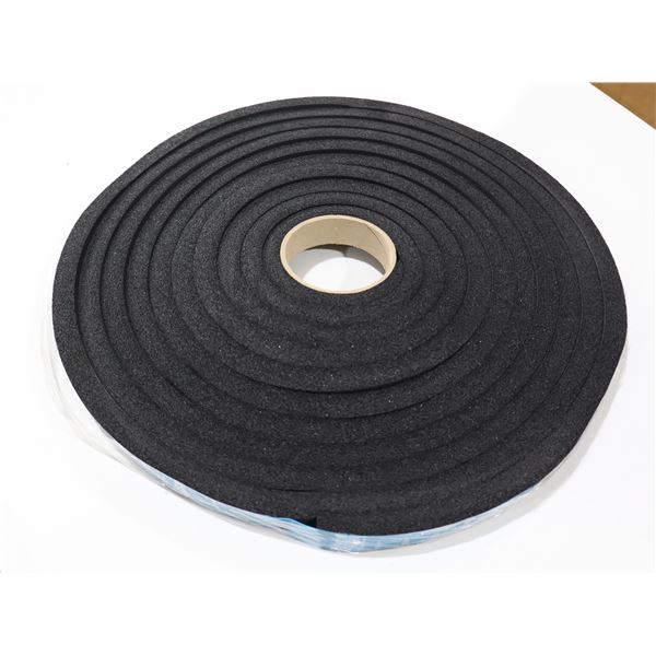 BOÎTE DE 16 ISOLANTS EN MOUSSE NOIRS 5/8"X 1" 25'/ROULEAU