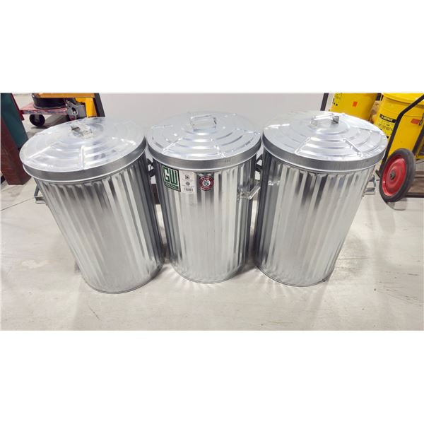 POUBELLE EN ALUMINIUM AVEC COUVERCLE