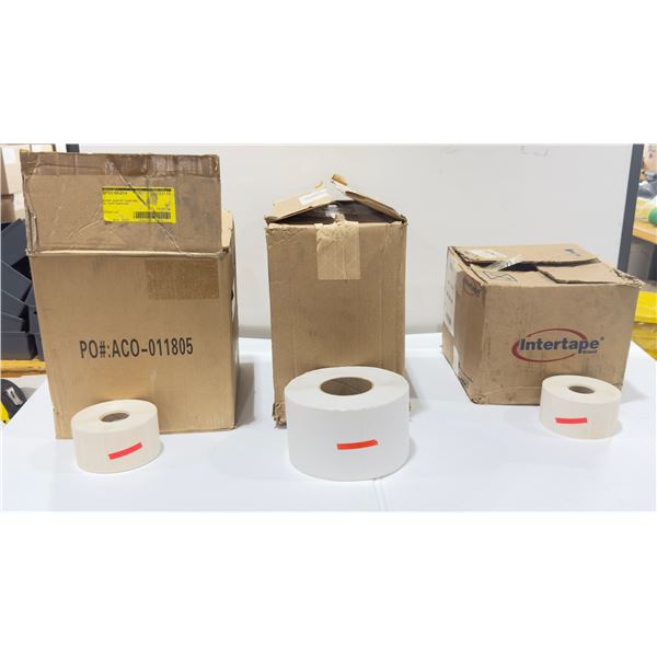 LOT DE 3 BOÎTES D'ÉTIQUETTES ASSORTIES