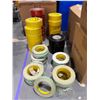 Image 1 : LOT DE 50+ RUBAN ASSORTI (SCOTCH 410 1/2",&  DUCT TAPE ROUGE, NOIR, ET JAUNE)