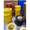 Image 3 : LOT DE 50+ RUBAN ASSORTI (SCOTCH 410 1/2",&  DUCT TAPE ROUGE, NOIR, ET JAUNE)
