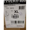 Image 2 : BOÎTE DE 20 COMBINAISONS TYVEK 400 TAILLE:XL