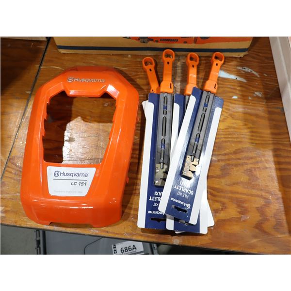PIÈCES HUSQVARNA ASSORTIES INCLUANT 20 KITS AFFUTAGE