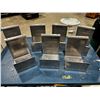 Image 1 : LOT DE 7pcs SUPPORTS EN STAINLESS 6"x6"x8"