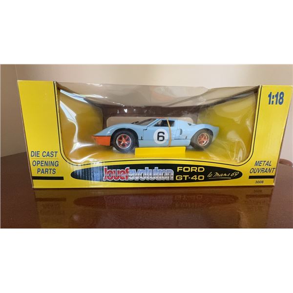 JouetEvolution 1:18 Die Cast Ford GT-40 Le Mans 69 Model