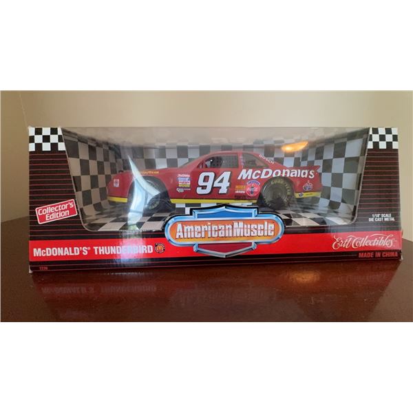 Ertl American Muscle McDonald's Thunderbird 1/18 Die-Cast Model