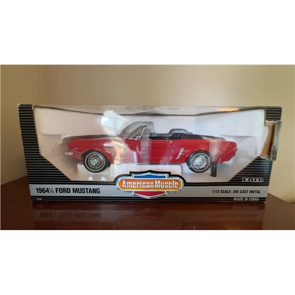 ERTL American Muscle 1:12 Scale 1964½ Ford Mustang Die Cast Model