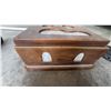 Image 2 : Wooden Decorative urn With Agate and Quartz Inlays