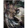 Image 4 : 48x48 Framed Floral Oil On Board Painting Signed Welly