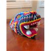 Image 4 : Murano Art Glass Vase, Huichol Beaded Jaguar, Barometer