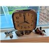 Image 2 : Avon and Fitz and Floyd Duck Figurines with Wall Clock