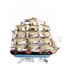Image 1 : Flying Cloud Tall Ship Model with Fishing Rod and Fish Decoration