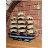Image 2 : Flying Cloud Tall Ship Model with Fishing Rod and Fish Decoration