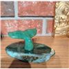 Image 8 : Clay Vase w/ Peacock Foliage Boat Compass Clock Stone Whale Tail, Brass Buddha