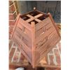 Image 5 : Wood and Stone Fireplace Table Lamp