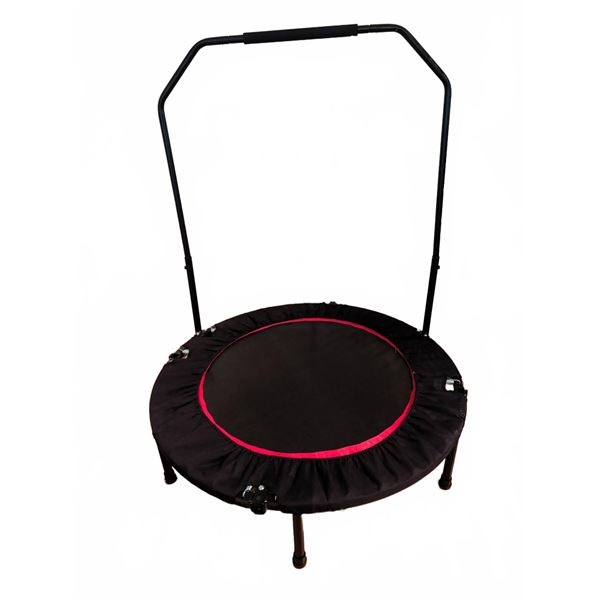 Mini Fitness Trampoline with Safety Handlebar