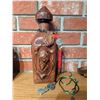Image 5 : Decorative Lot: Decanter, Ceramic Jug, Pottery Vase, Barometer
