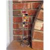 Image 2 : Glass Galileo Thermometer with Coloured Spheres