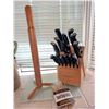 Image 5 : Kitchen Lot With KitchenAid Knife Set, Utensils, Dansk Bowls, and Accessories