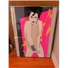 Image 2 : Patrick Nagel Framed Print with Glass, Chromed Metal Frame