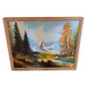 Image 1 : Van Hensen Landscape Oil Painting, Framed, 27" x 21"