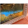 Image 3 : Van Hensen Landscape Oil Painting, Framed, 27" x 21"