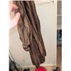 Image 6 : Full Length Brown Mink Fur Coat With Black Lining